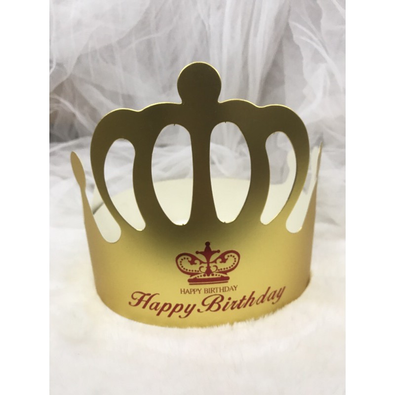 Happy Birthday Crown Birthday Party Bouquet Flower DIY Selamat Hari