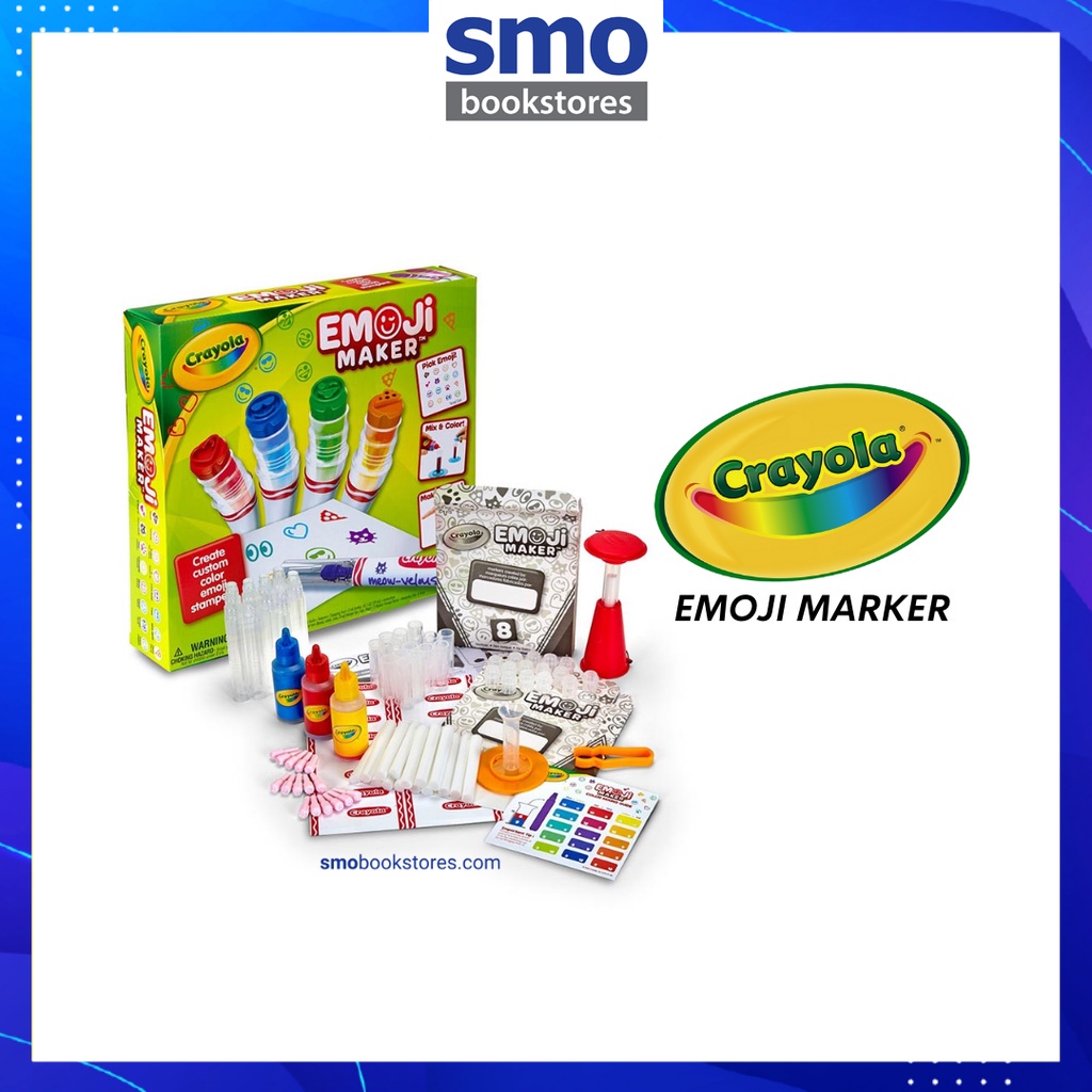 [CLEARANCE STOCK] [CRAYOLA] CRAYOLA EMOJI MARKERS MAKER SMO