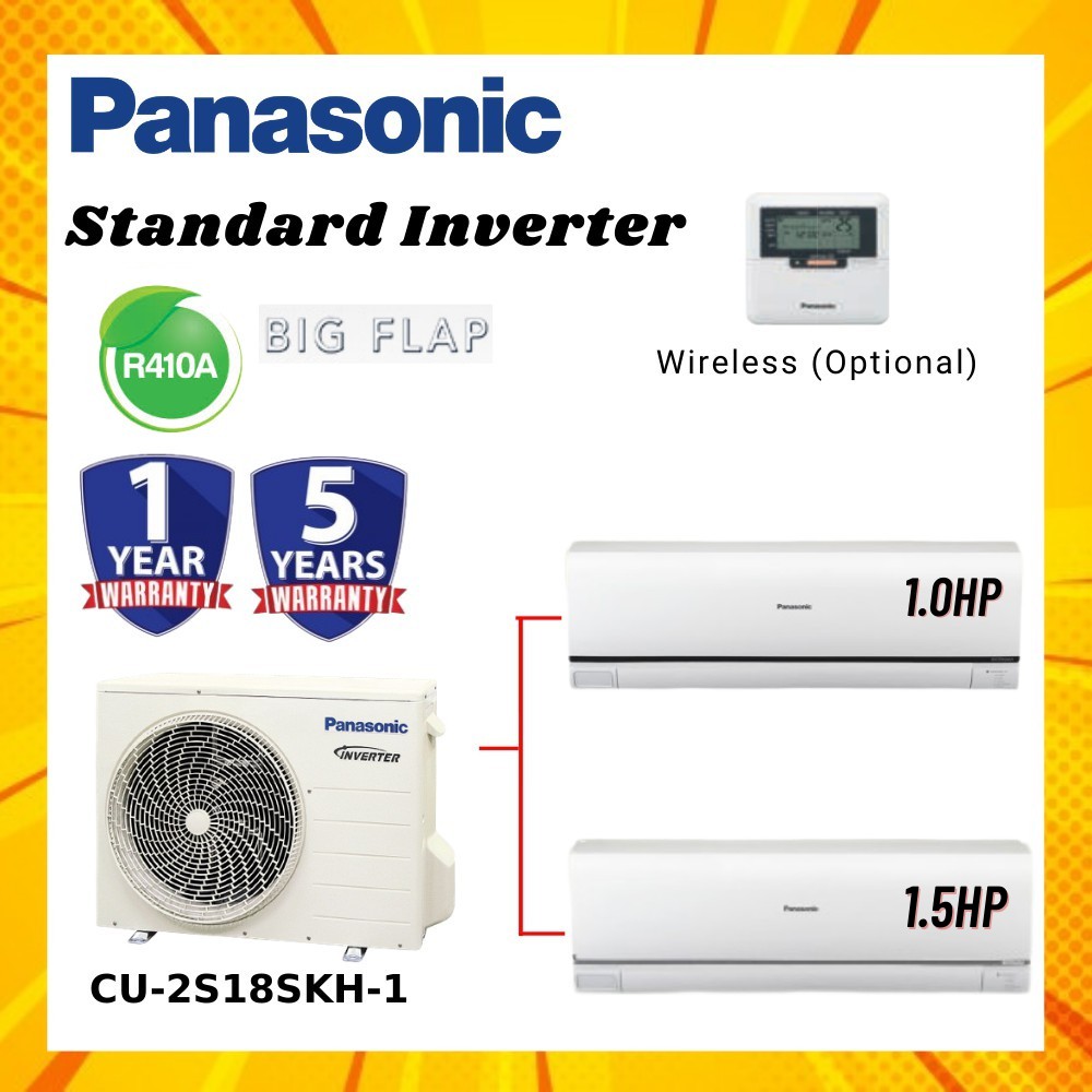 PANASONIC MULTISPLIT AIR COND R410a INVERTER [ OUTDOOR 2.0HP