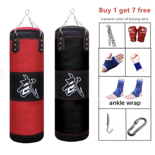 Boxing Punching Bag Fitness Sandbags Hollow Empty 80cm 100cm 120cm