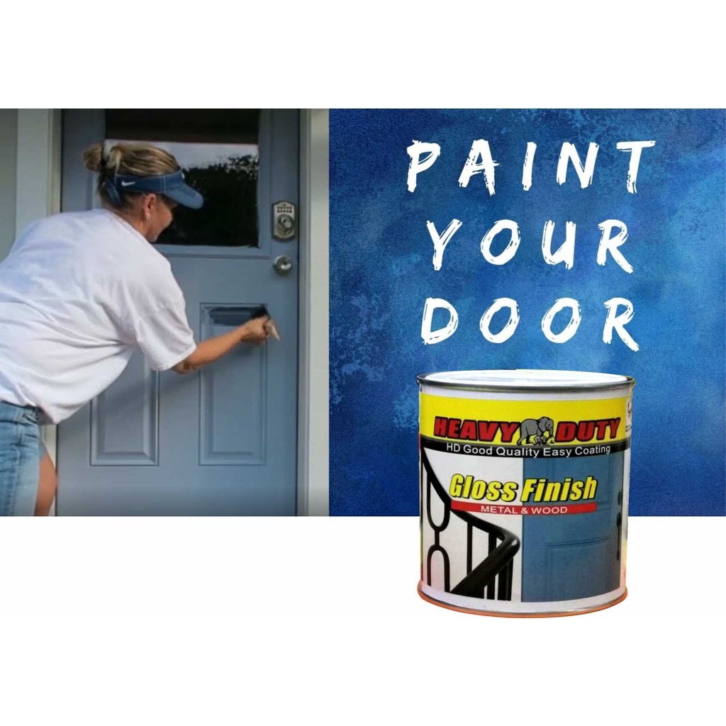 1L ( 1 liter High Gloss Paint ) Wood & Metal Paint / Minyak / Cat Kayu