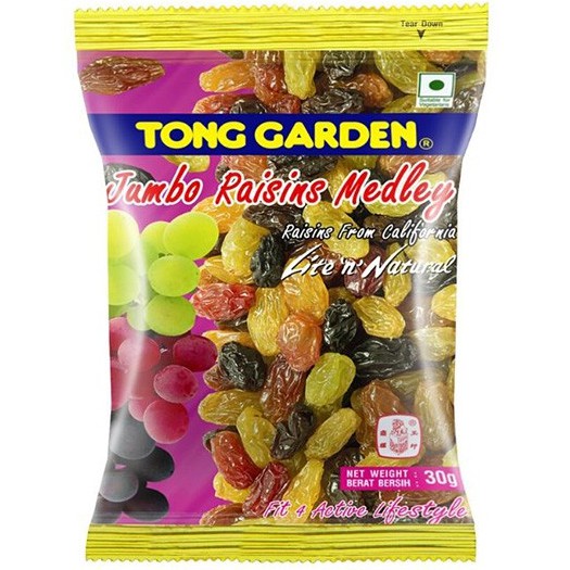 Tong Garden Jumbo Raisin Medley 30g [HALAL] Shopee Malaysia