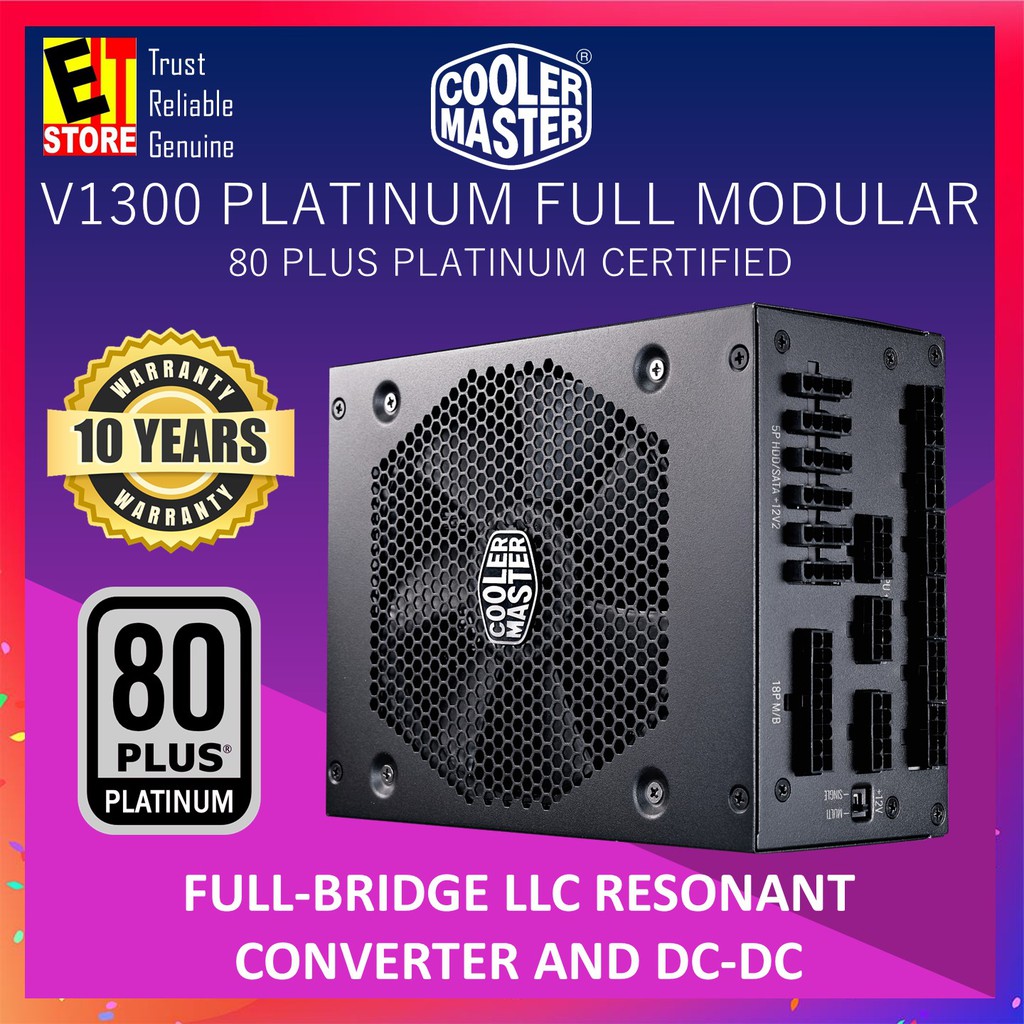 COOLER MASTER V PLATINUM 1300W FULL MODULAR POWER SUPPLY (MPZD001