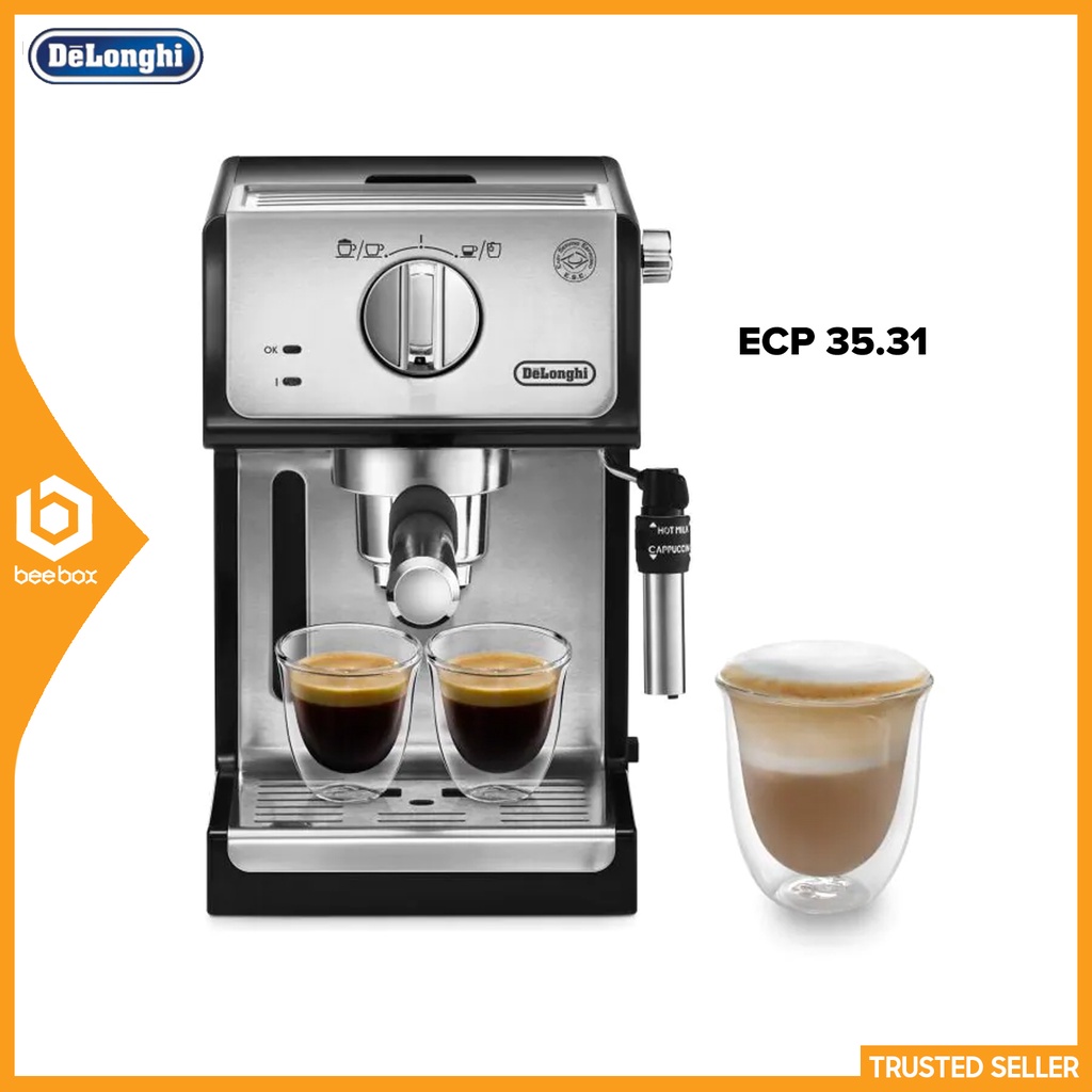 Delonghi ECP35.31 Pump Espresso Coffee Machine Thermoblock Technology