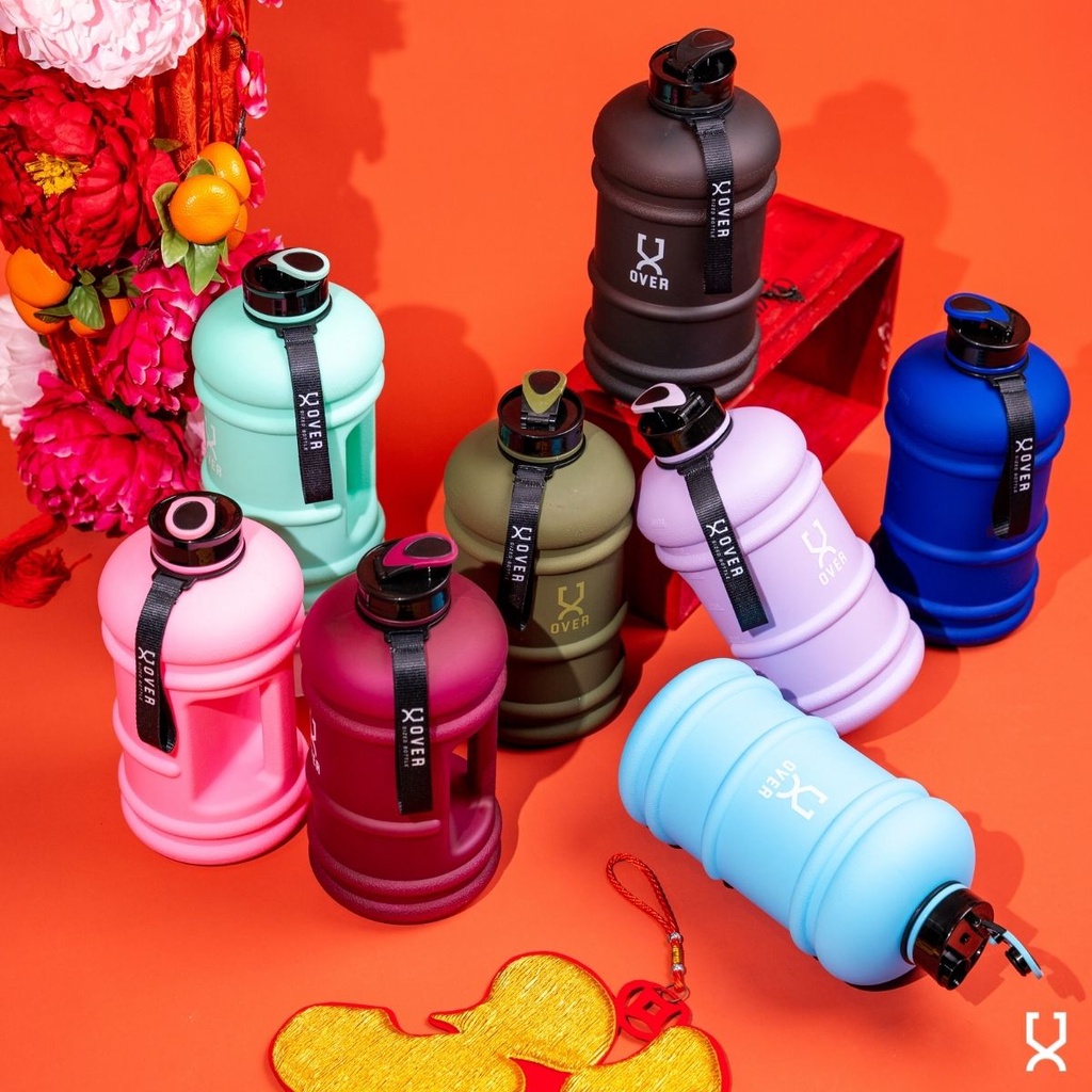 OVER 2.2L Oversized Water Bottle Gym Bottle Sport Large High Quality
