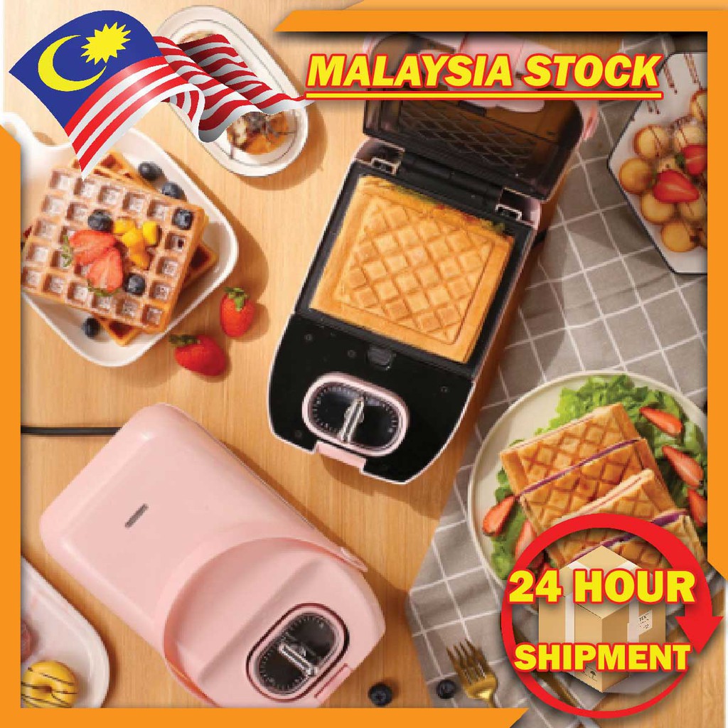 Tiktok Electric Breakfast Machine Waffles Maker Iron Sandwich Maker