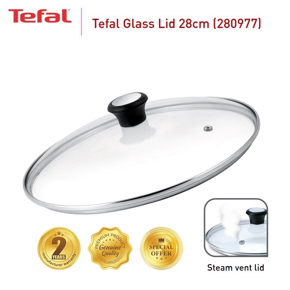 Tefal Glass Lid 24cm/26cm/28cm/30cm Shopee Malaysia