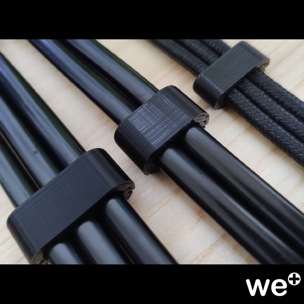 (10 pcs) 3D Print DIY Simplistic Cable Clip Holder Simple Cable