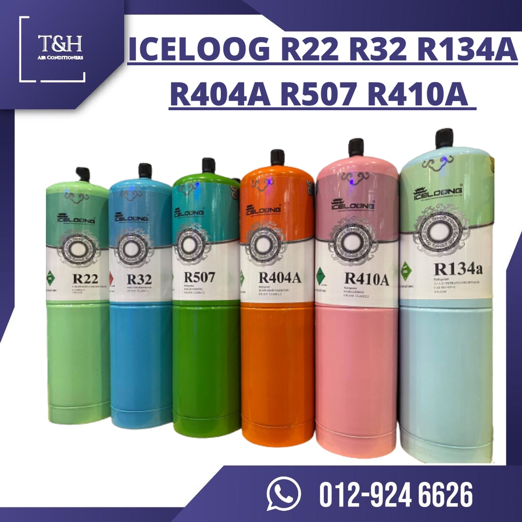 ICELOOG R22 R32 R134A R404A R507 R410A Shopee Malaysia