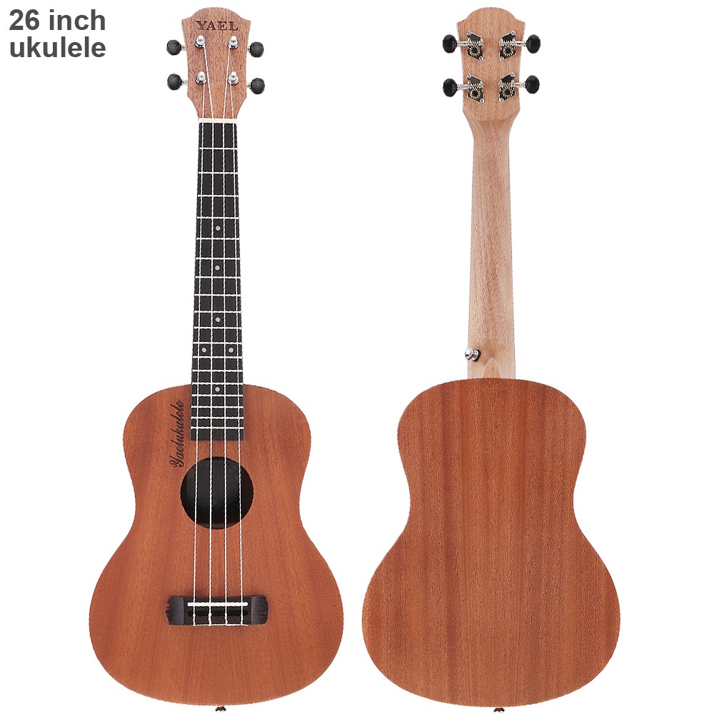 26 Inch 18 Fret Tenor Ukulele Acoustic Guitar Shopee Malaysia