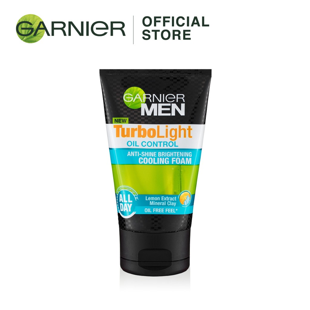Garnier Men Oil Control Cooling Foam Face Wash 100ml Shopee Malaysia