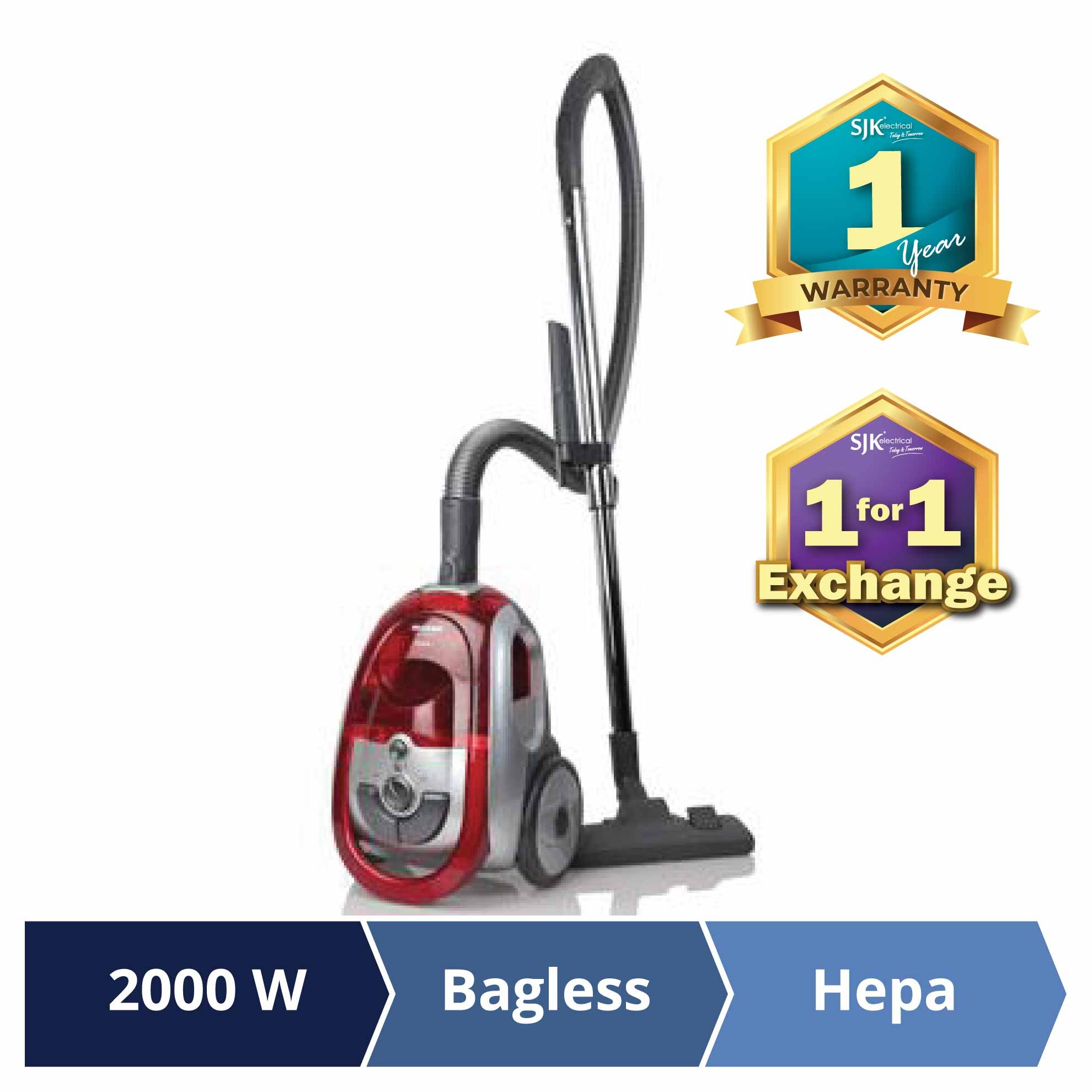 Sharp Vacuum Cleaner ECLS20R (2000W) Bagless Vacuum Cleaner Shopee Malaysia