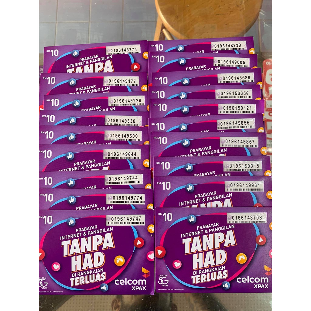 VIP Prepaid Simcard Shopee Malaysia