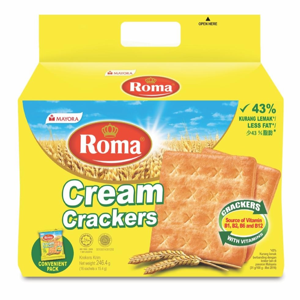 Roma Cream Crackers A Delicious And Nutritious Snack For Any Time Of 