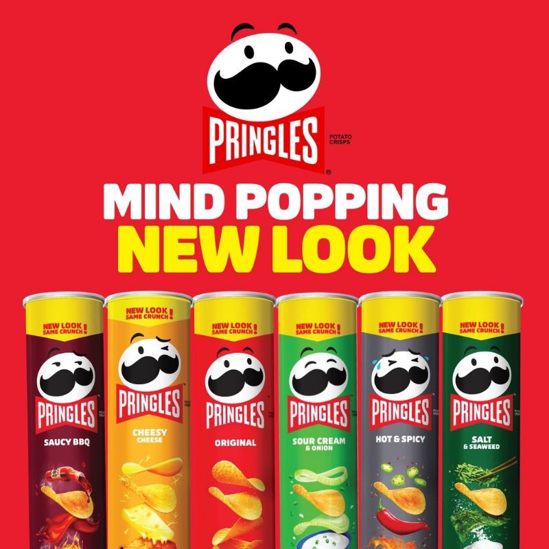 Pringles Potato Crisps Original/Sour Cream/Hot&Spicy/Cheesy Cheese