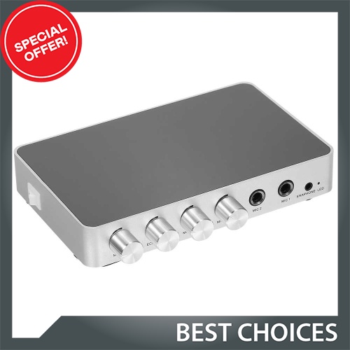 BEST SELLER KM200 Karaoke Sound Mixer Portable Digital Stereo Audio