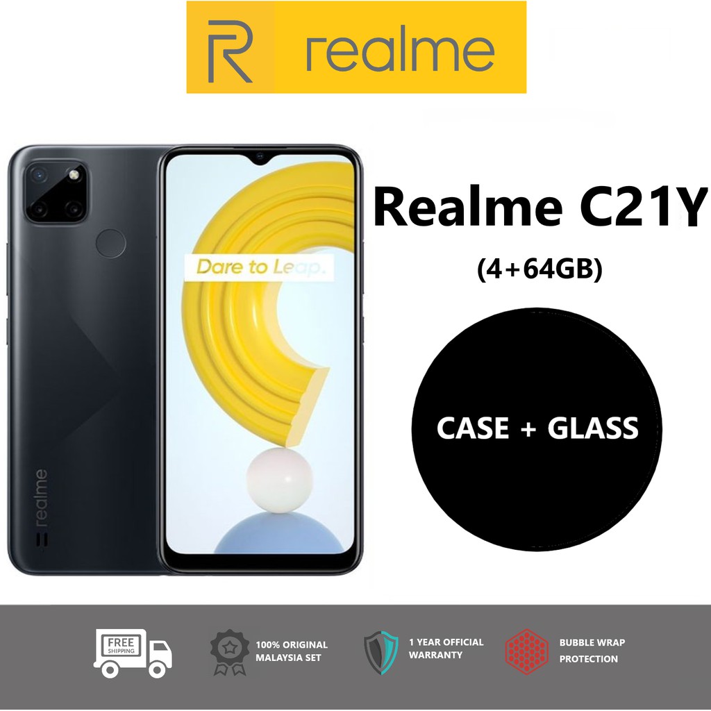 Realme C21Y (4+64GB) ORIGINAL REALME MALAYSIA PRODUCT 1 YEAR WARRANTY