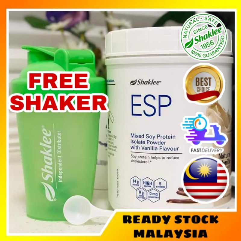💥 FREE SHAKER 💥 ESP Mixed Soy Protein Isolate Powder with Vanilla
