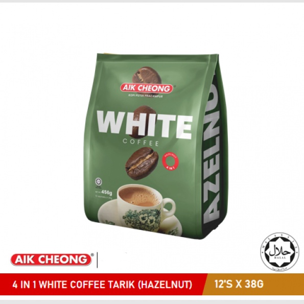 [WHOLESALE PRICE] AIK CHEONG White Coffee 4in1 600g (38g x 12 sachets