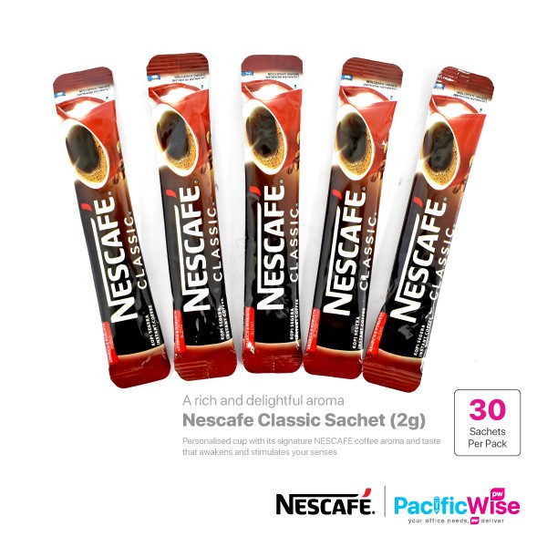 Nescafe Classic Sachet (2g x 30sachet) Shopee Malaysia