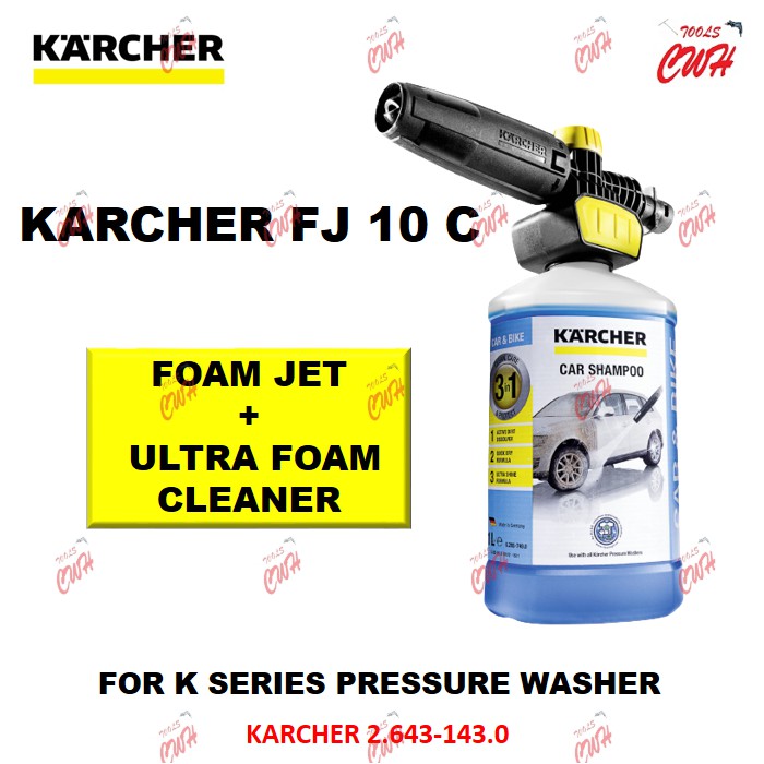 KARCHER 2.643143.0 FJ 10 C CONNECT 'N' CLEAN FOAM JET + ULTRA FOAM