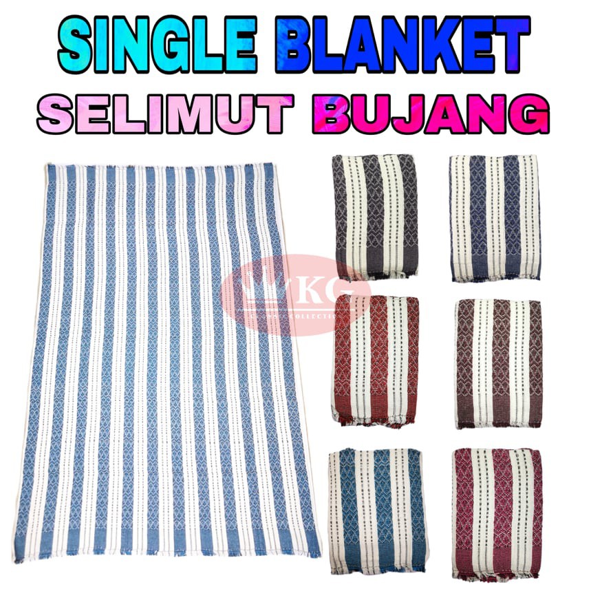 SINGLE BLANKET COTTON LOWEST PRICE GUARANTEE SELIMUT BUJANG MURAH READY