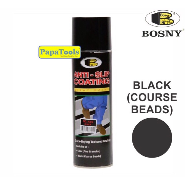BOSNY AntiSlip Coating Spray 600ml (Black) Shopee Malaysia