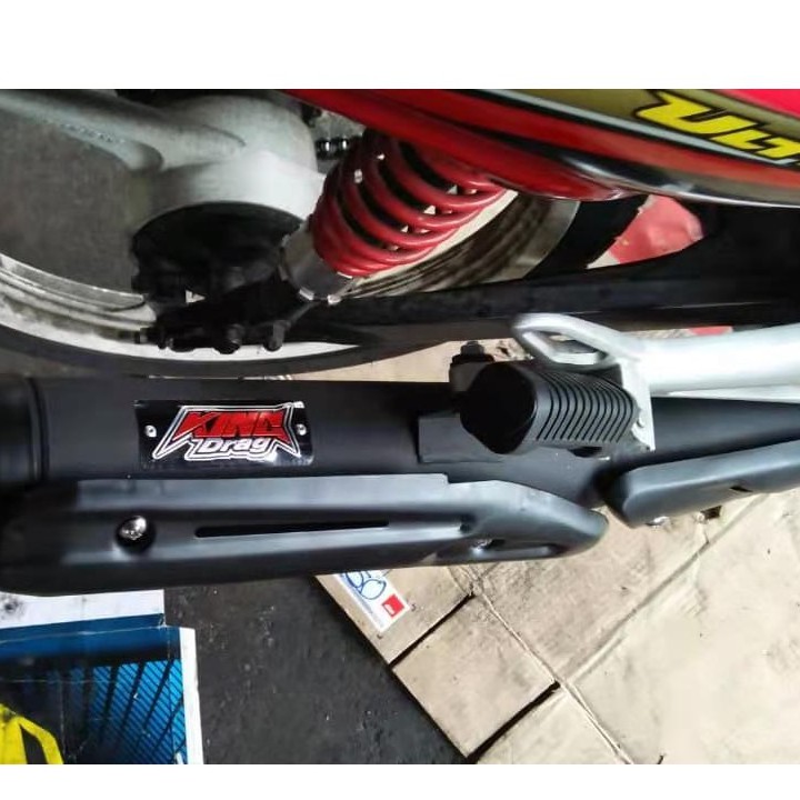 HONDA DASH 2 NEW WAVE125X STD RACING EXHAUST KING DRAG Shopee Malaysia