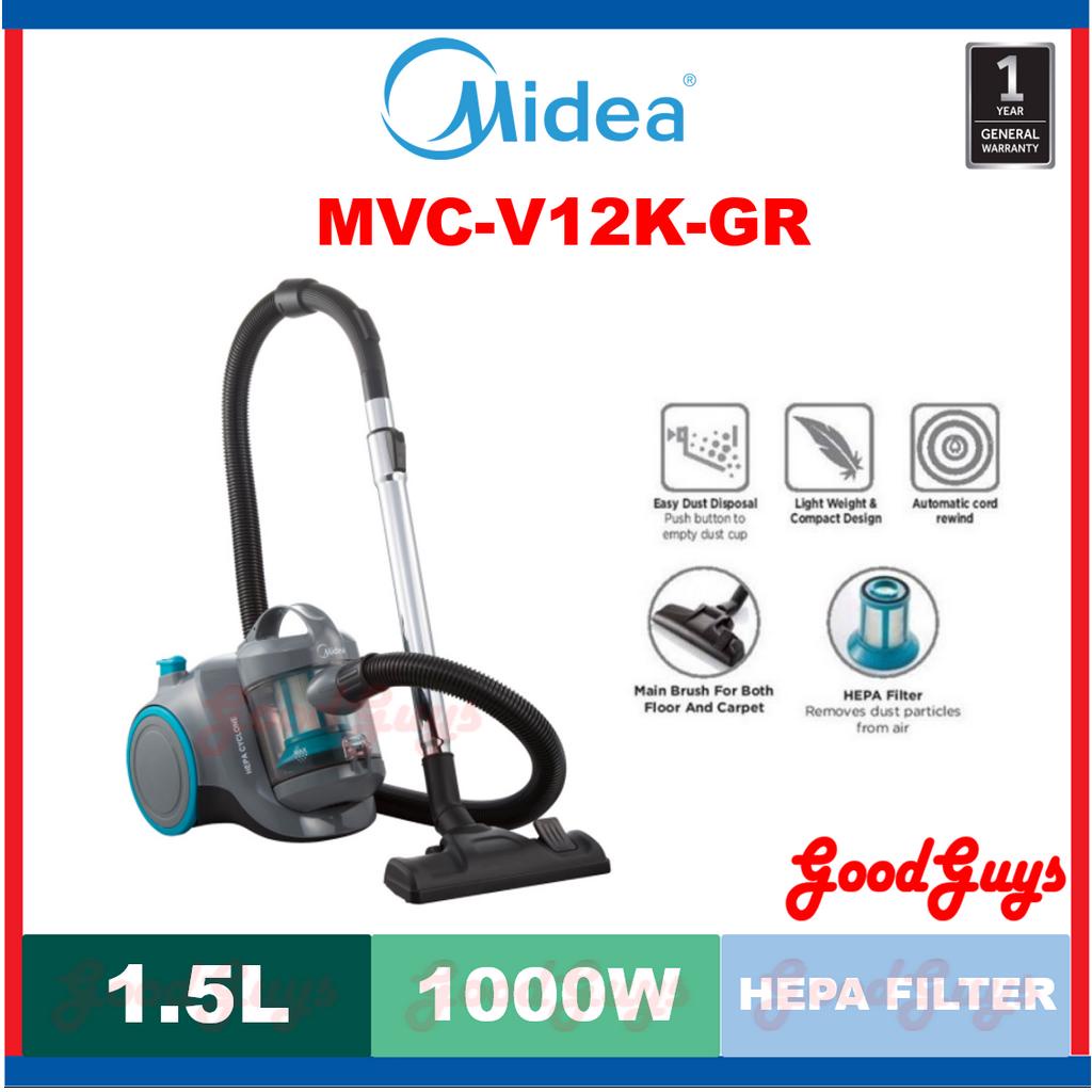 MIDEA MVCV12KGR BAGLESS VACUUM CLEANER WITH HEPA FILTER Shopee Malaysia