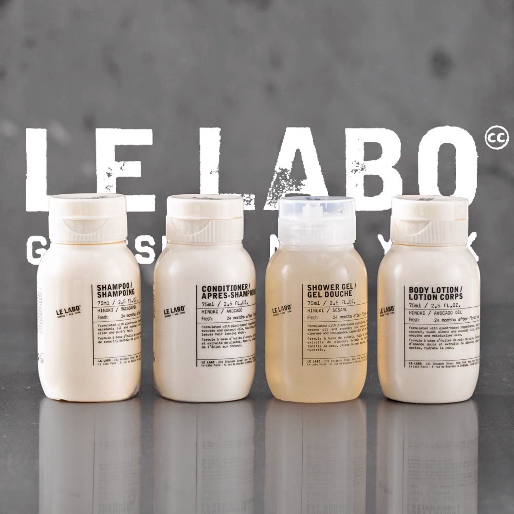 Hinoki Shampoo Conditioner Shower Gel Body Lotion Set (75ml) GENUINE