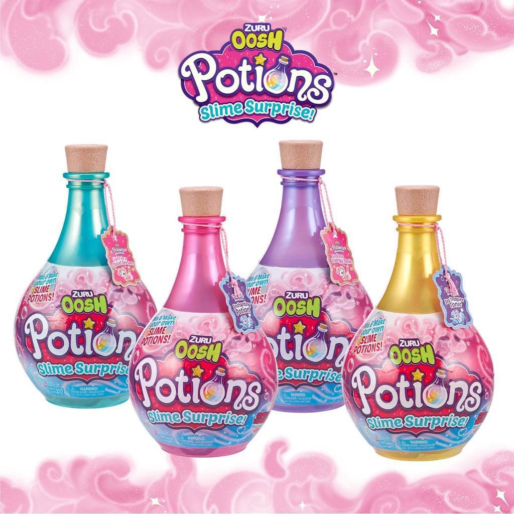 Oosh Potions Slime Surprise ZURU DIY Slime Kit with Sparkles, Beads,and