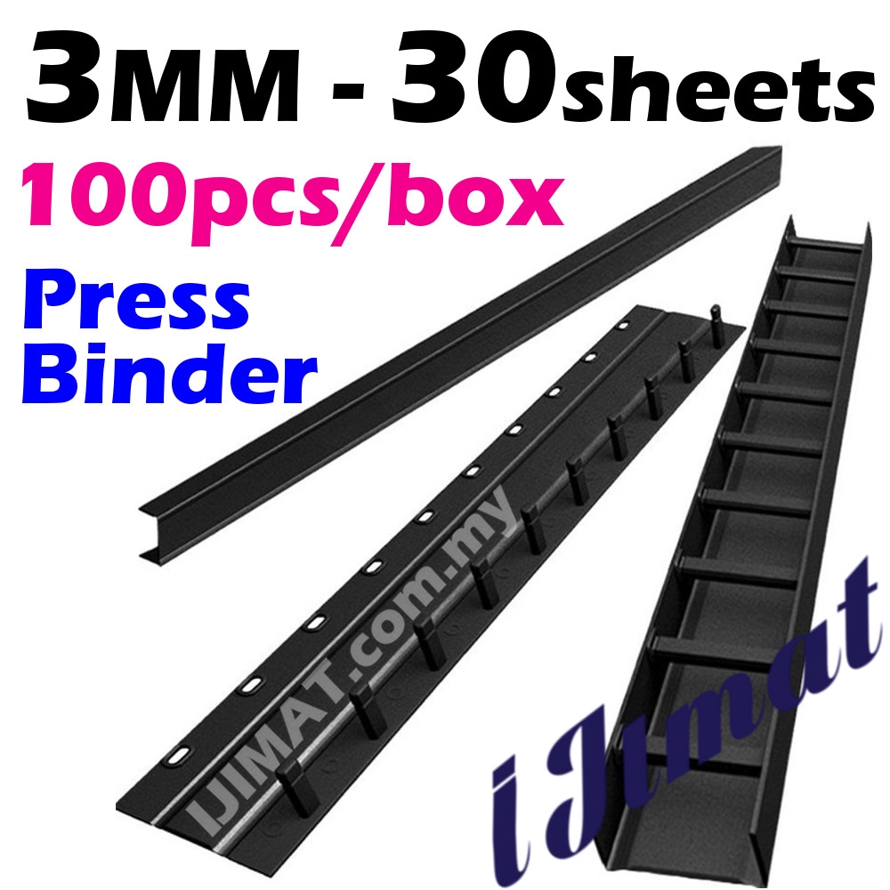 3MM Press Binder / Binding Strip / Lock Binder / Press Binding Comb