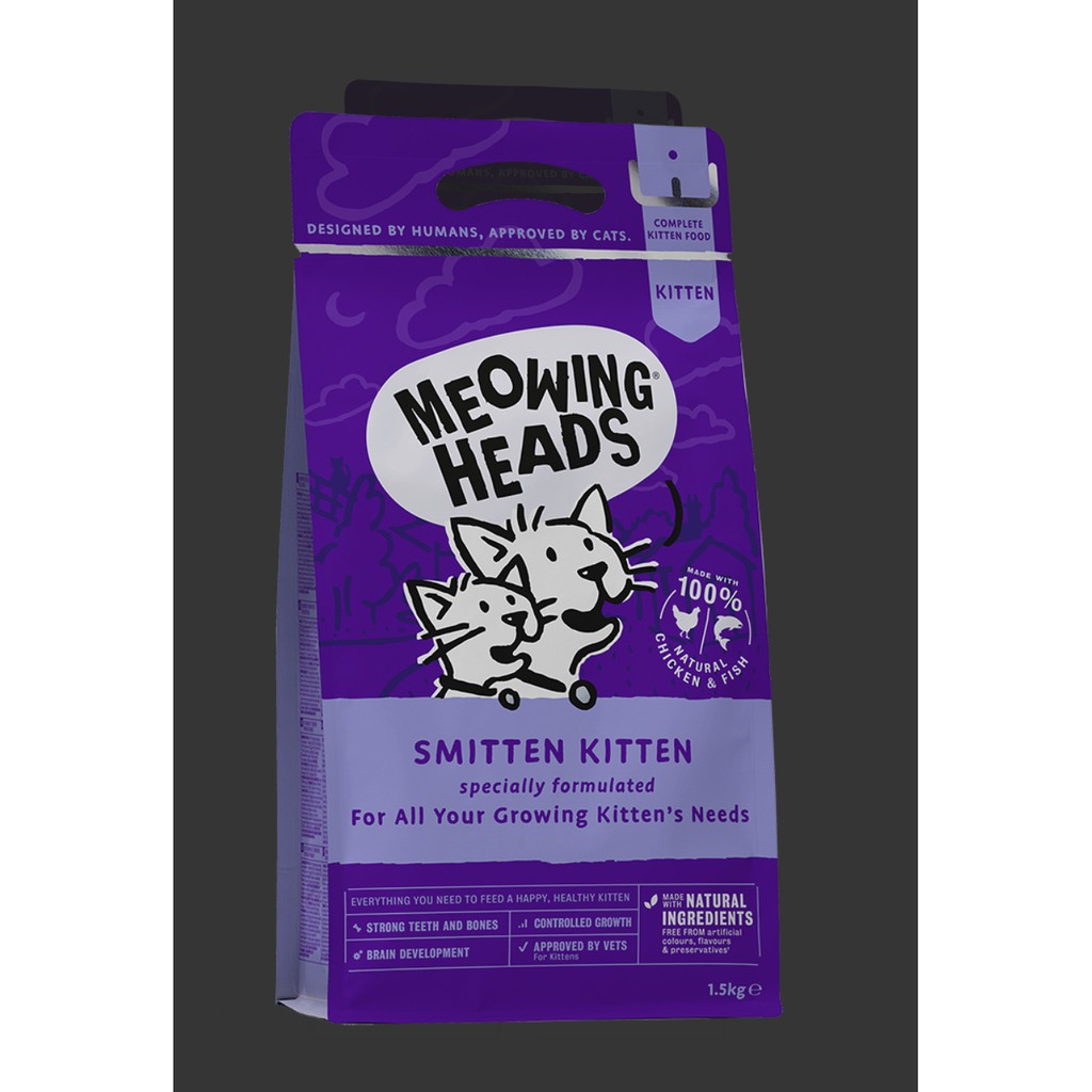 Meowing Heads Dry Cat Food Kitten Chicken Shopee Malaysia