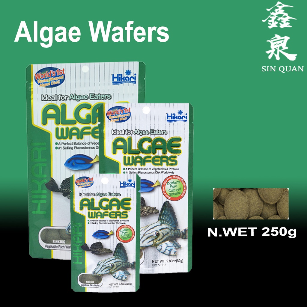 Hikari Algea Wafers /20g & 40g & 82g & 250g/Ideal For Algae Wafers 高夠力