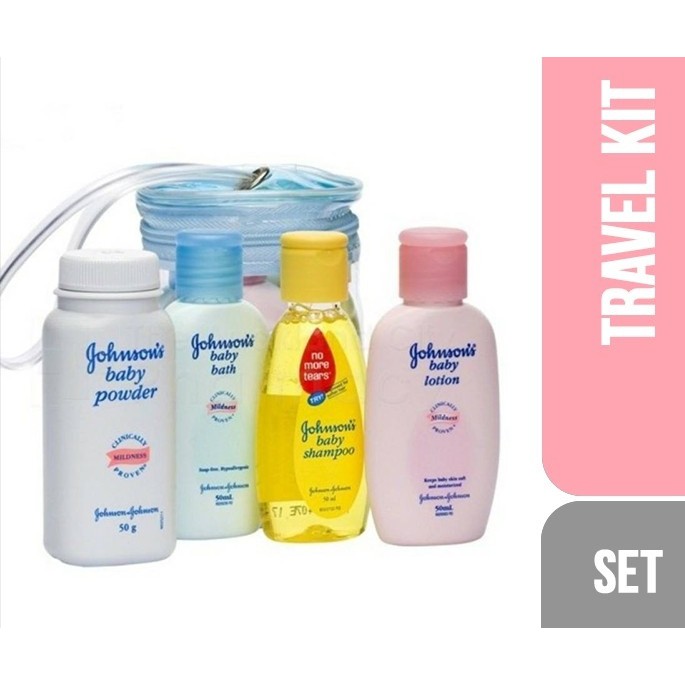 Johnson's Baby Toiletries / Travel Kit Shopee Malaysia