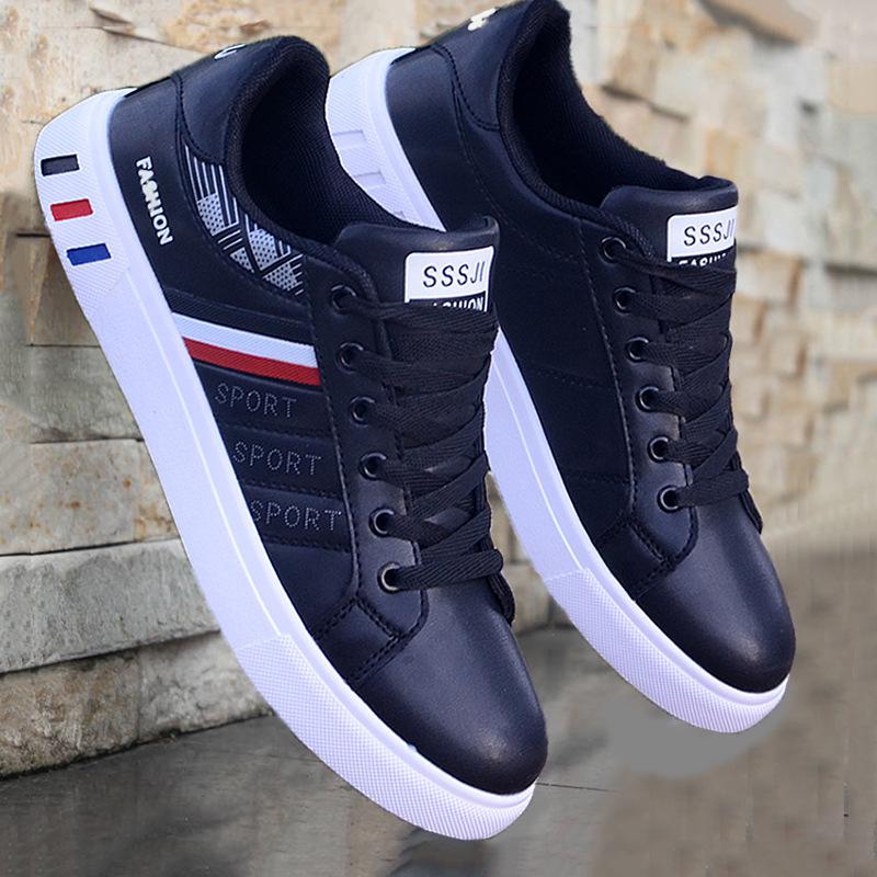 Mikarause White Casual Shoes Men Leather Sneakers Male Comfort Sport