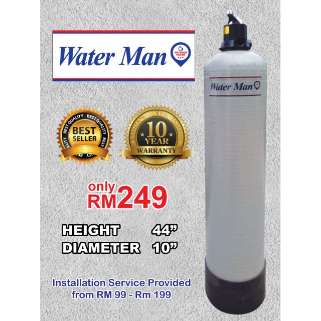 Waterman outdoor water filter 10'44 / Penapis Air Outdoor 5Layer (10