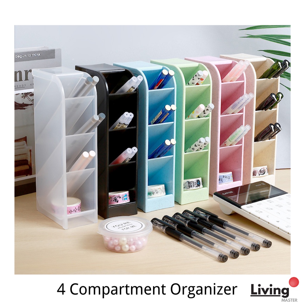 4 Compartment Multipurpose Organizer Desk Organizer