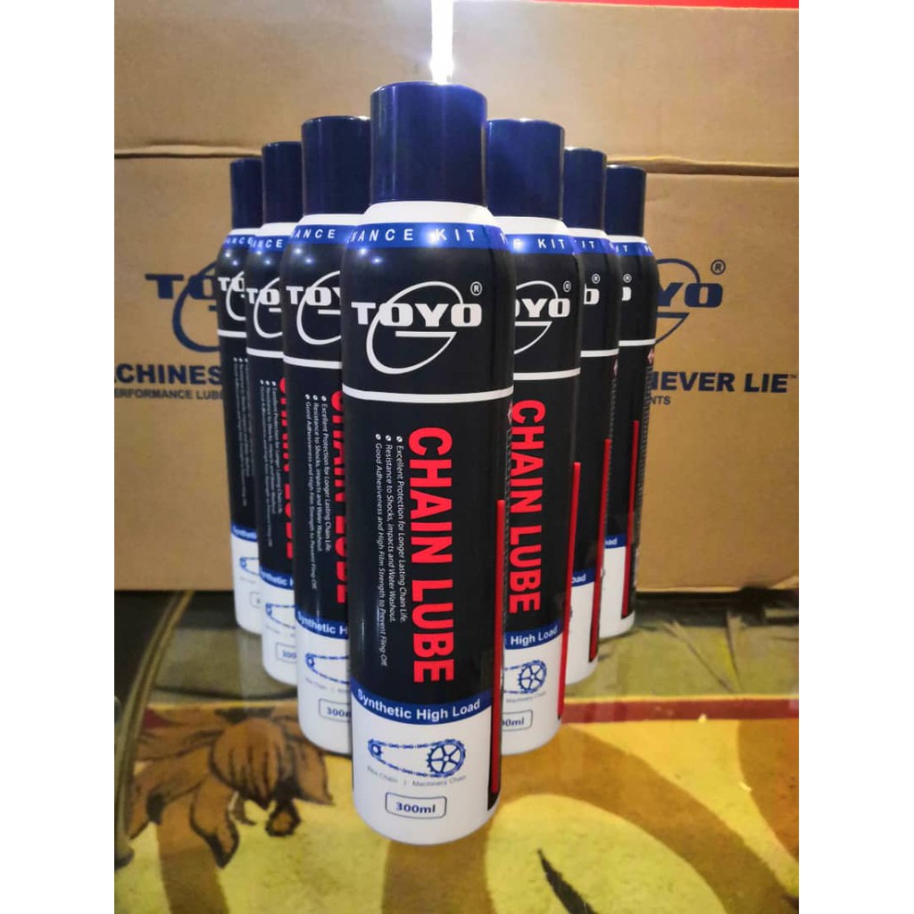 (READY STOCK MALAYSIA) TOYO CHAIN LUBE MOTORCYCLE CHAIN LUBE SYNTHETIC