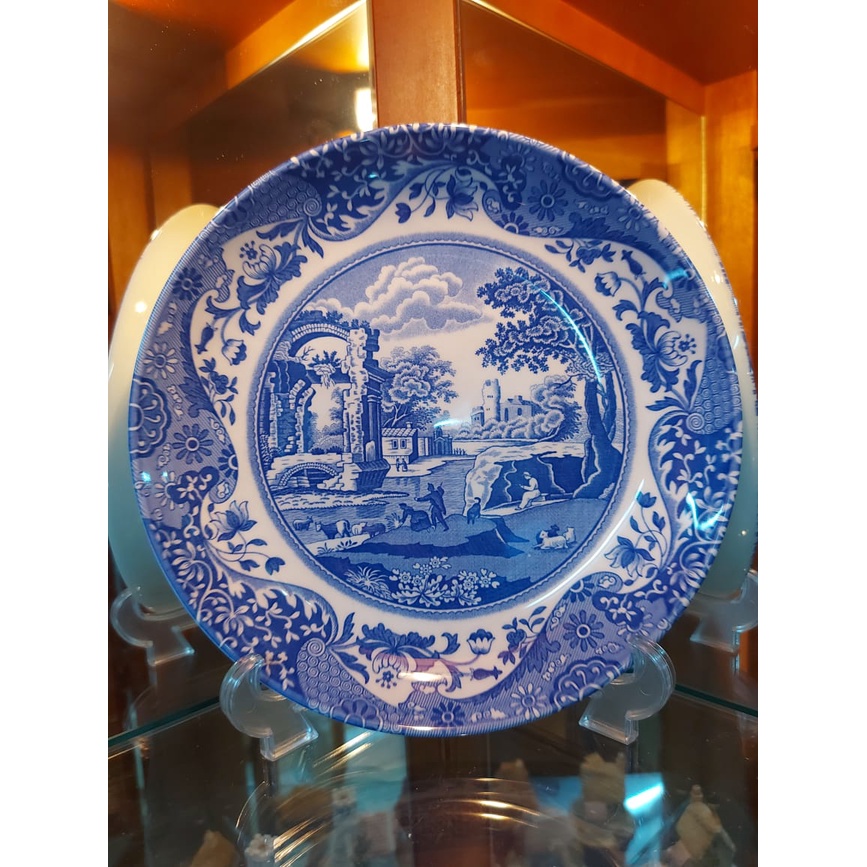 [First Quality] Spode Blue Italian 9" Pasta Bowl Shopee Malaysia