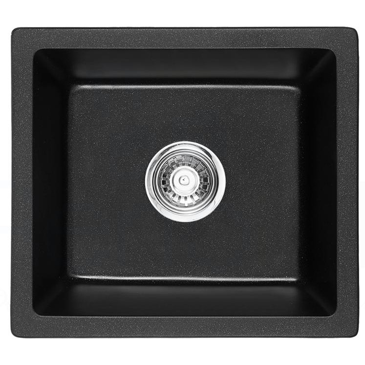 (NEW) Black Granite Stone Kitchen Sink 460*410 mmVKS4641B Shopee