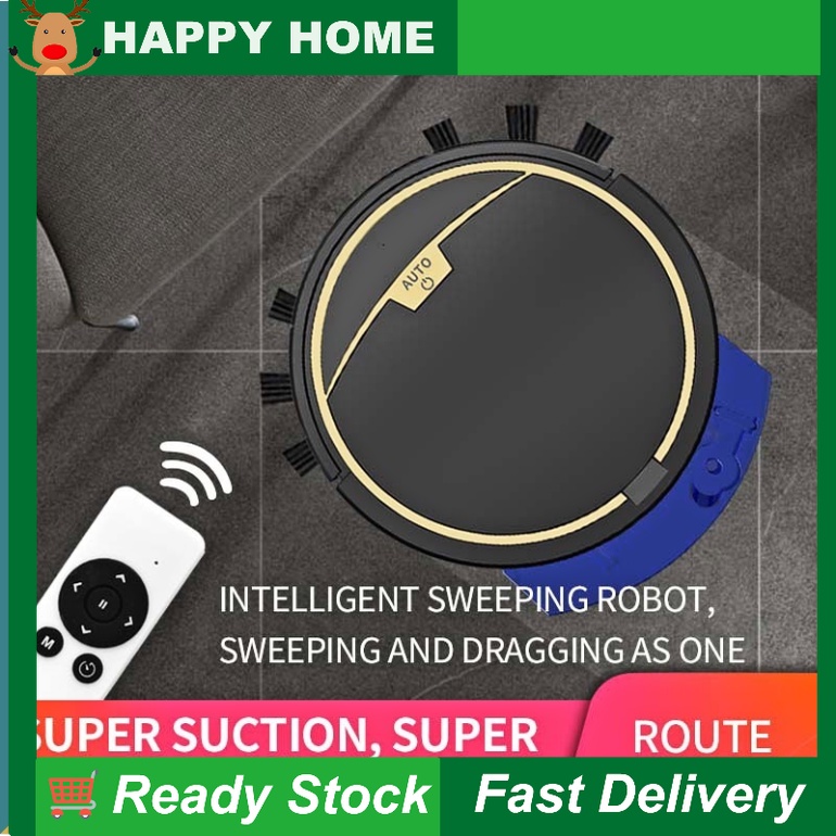 ReadyStock Robot Vacuum Cleaner 2800Pa Smart Vacuum Cleaner Home