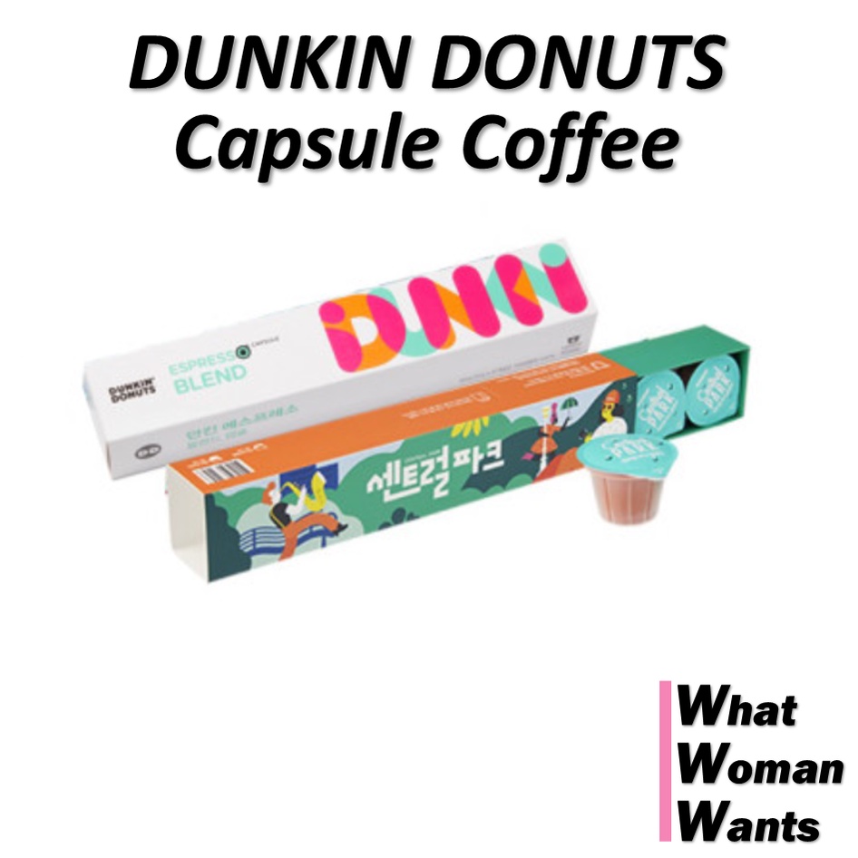 [Dunkin Donuts] Capsule Coffee for Nespresso (with Freegift) Dunkin Coffee Shopee Malaysia