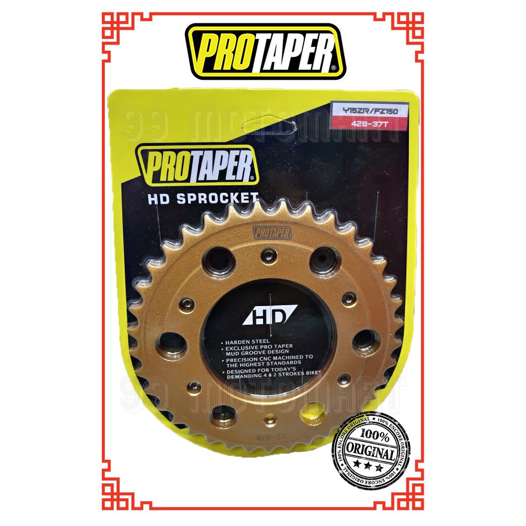 PROTAPER Y15ZR FZ150 428 37T 44T YAMAHA REAR SPROCKET