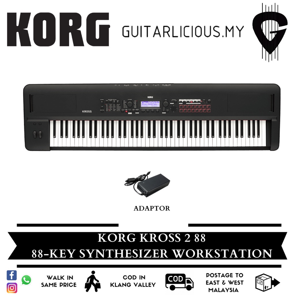 KROSS 2 88 88key Synthesizer Workstation Keyboard (KROSS288