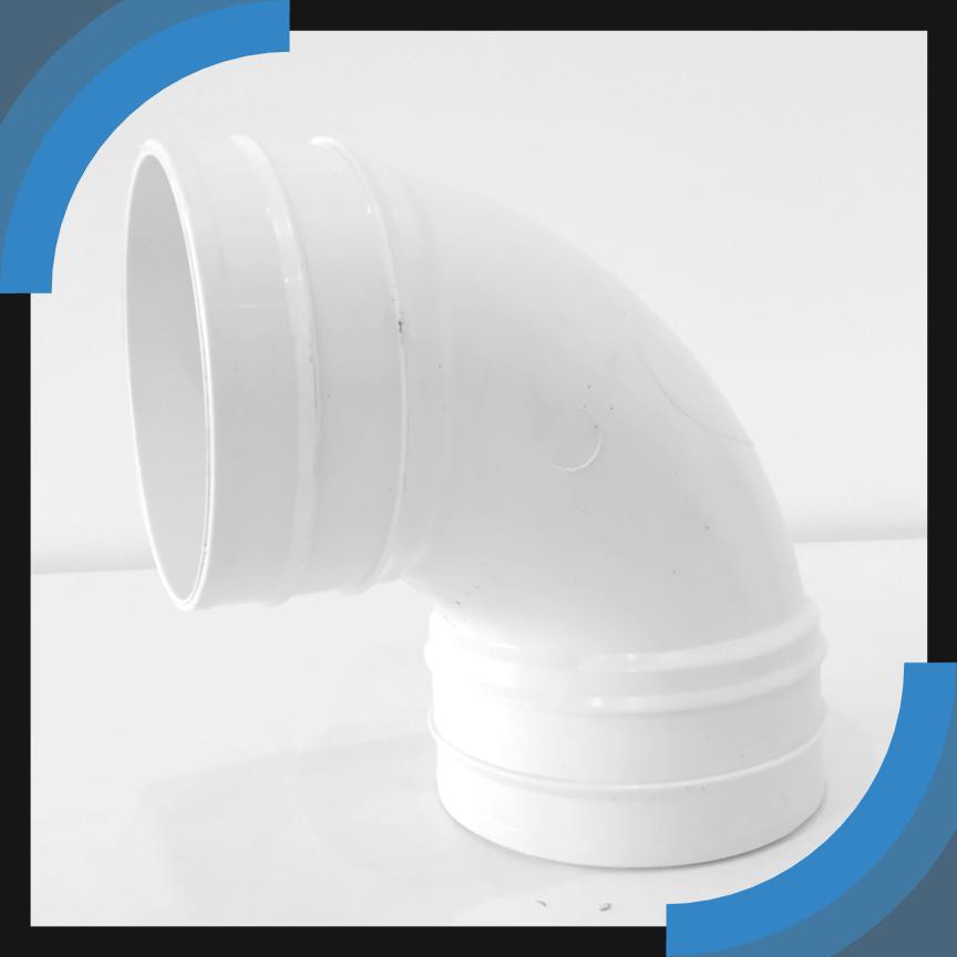 3" 4" Bend 90° BBB Series uPVC Connector PVC Pipe Fitting Piping Paip