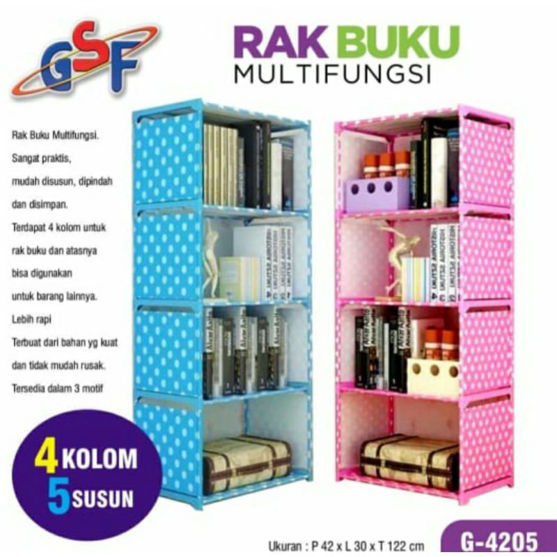 New Bookshelf Bookshelf Multifunctional Portable Bookshelf Shopee