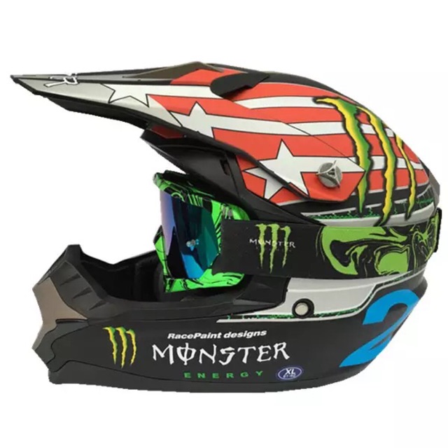 Monster Energy Motocross Helmet Shopee Malaysia