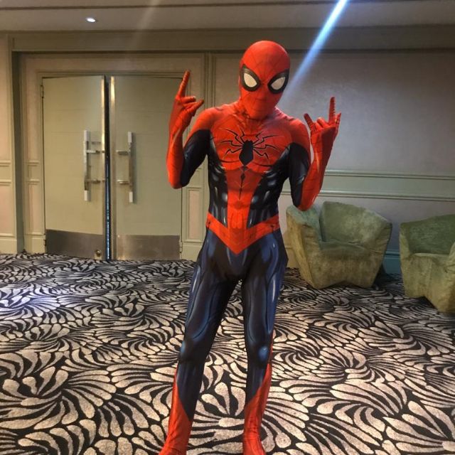 Spiderman Cosplay Spider man Suit High Quality Maskot Mascot Costume