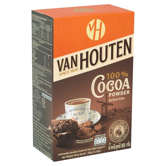 VAN HOUTEN 100 Cocoa Powder 350g Shopee Malaysia